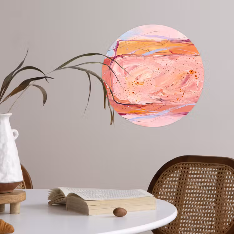 Behangcirkel - Abstract - Vormen - Modern - Roze — 4