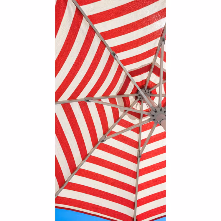 Behang - Parasol - Strepen - Zomer - Rood - Blauw — 2
