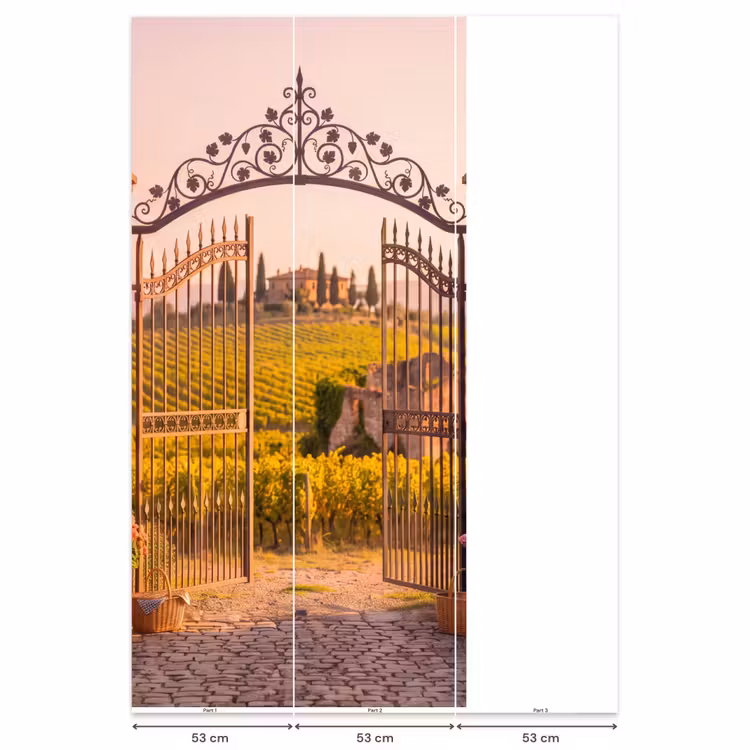 Behang - Poort - Landschap - Platteland - Zonlicht - Warm — 6