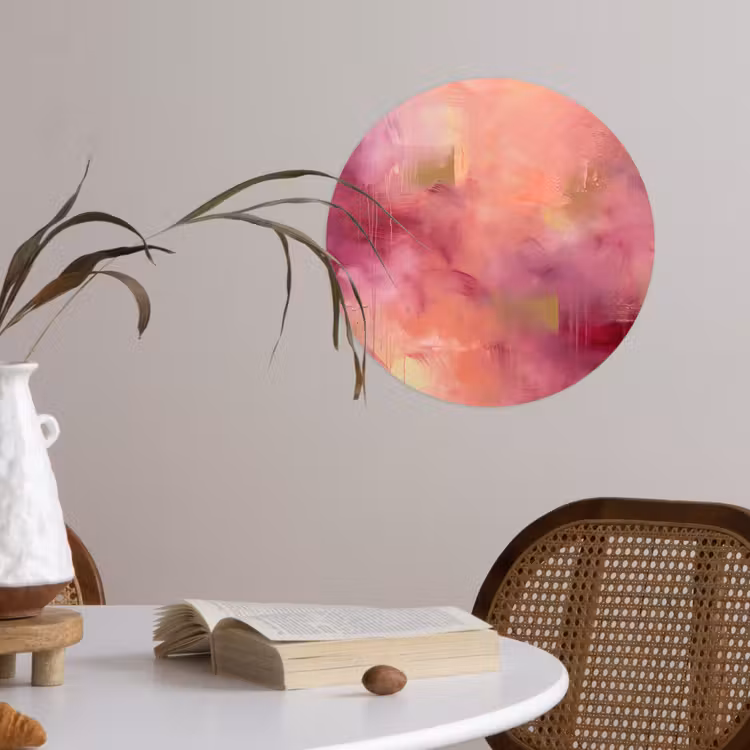 Behangcirkel - Abstract - Kleuren - Modern - Roze - Paars — 4