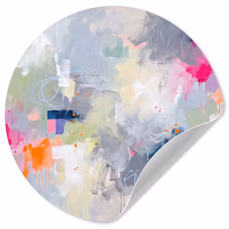 Behangcirkel - Abstract - Kleurrijk - Modern - Kunst — 1