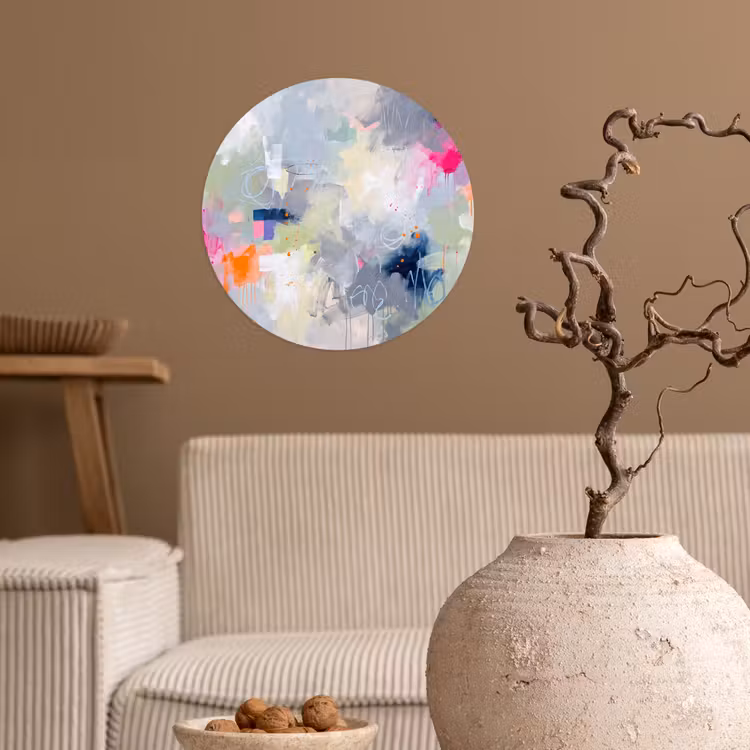 Behangcirkel - Abstract - Kleurrijk - Modern - Kunst — 2