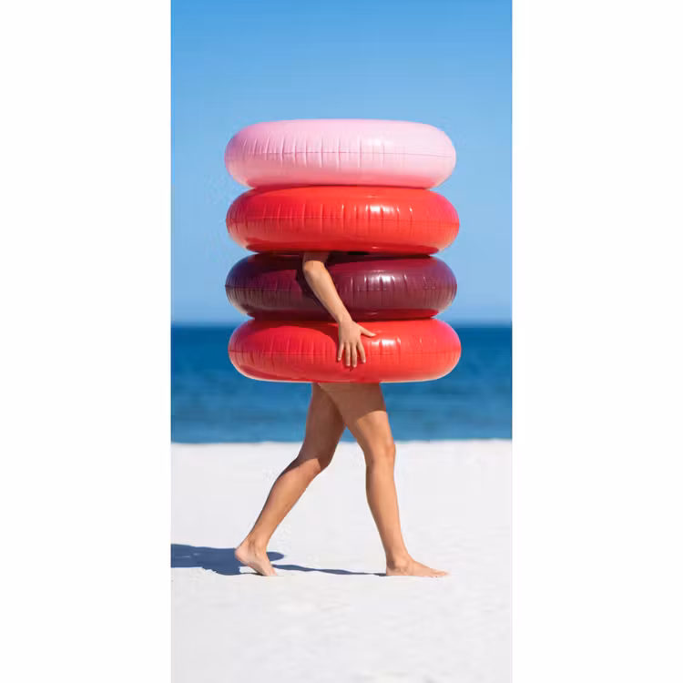 Behang - Mensen - Strand - Zomer - Recreatie - Kleurrijk — 2