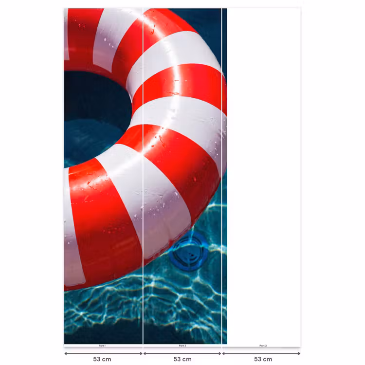 Behang - Recreatie - Water - Zomer - Rood - Wit — 6