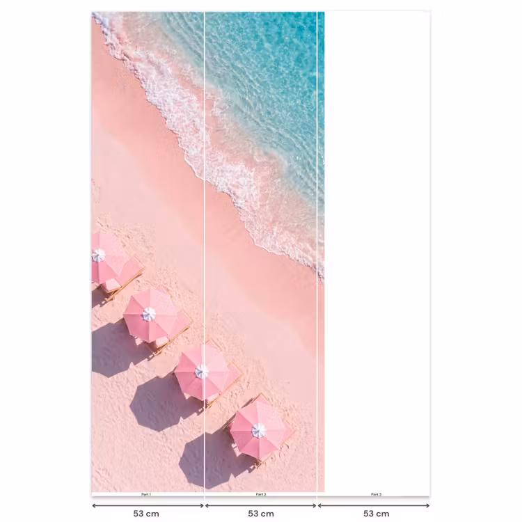 Behang - Strand - Roze zand - Zee - Zomer - Natuur — 6