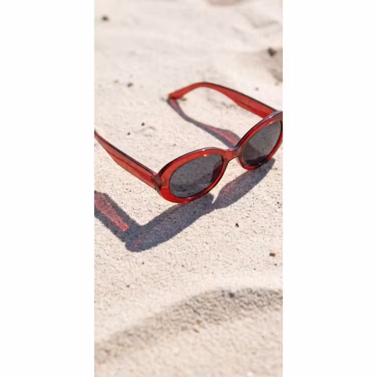 Behang - Zonnebril - Strand - Vakantie - Rood — 2