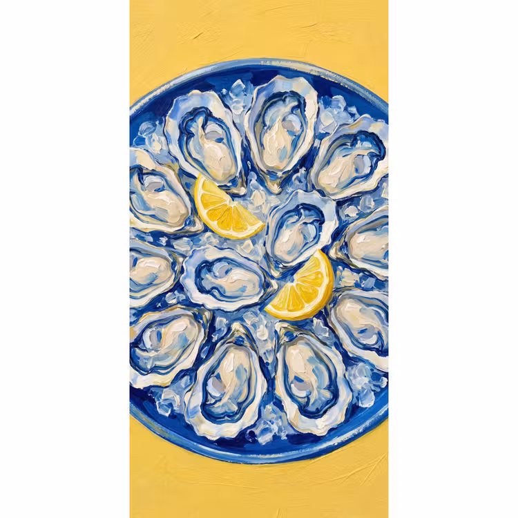Behang - Oesters - Citroen - IJs - Modern - Geel — 2