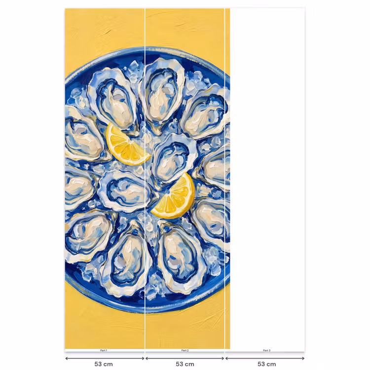 Behang - Oesters - Citroen - IJs - Modern - Geel — 6