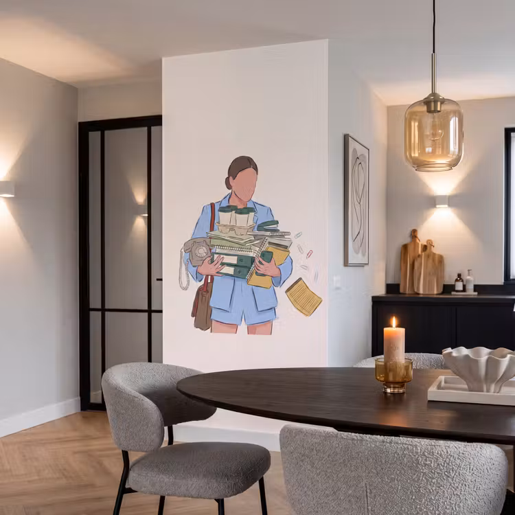 Behang - Mens - Kantoorartikelen - Werk - Modern — 5