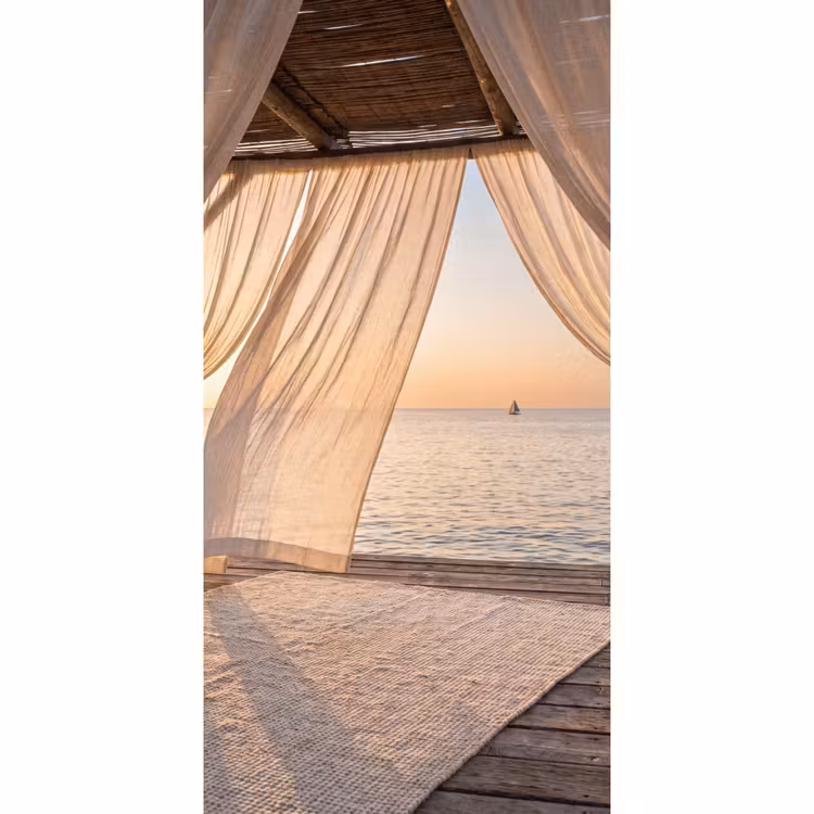 Behang - Overkapping - Zee - Zonsondergang - Vakantie - Rust — 2