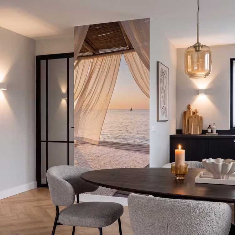 Behang - Overkapping - Zee - Zonsondergang - Vakantie - Rust — 5