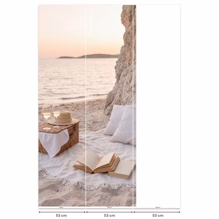 Behang - Strand - Picknick - Zonsondergang - Zomer - Natuur — 6