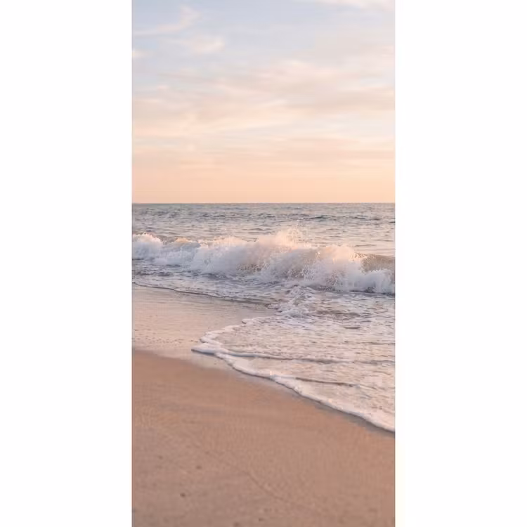 Behang - Strand - Zee - Golven - Natuur - Zonsondergang — 2