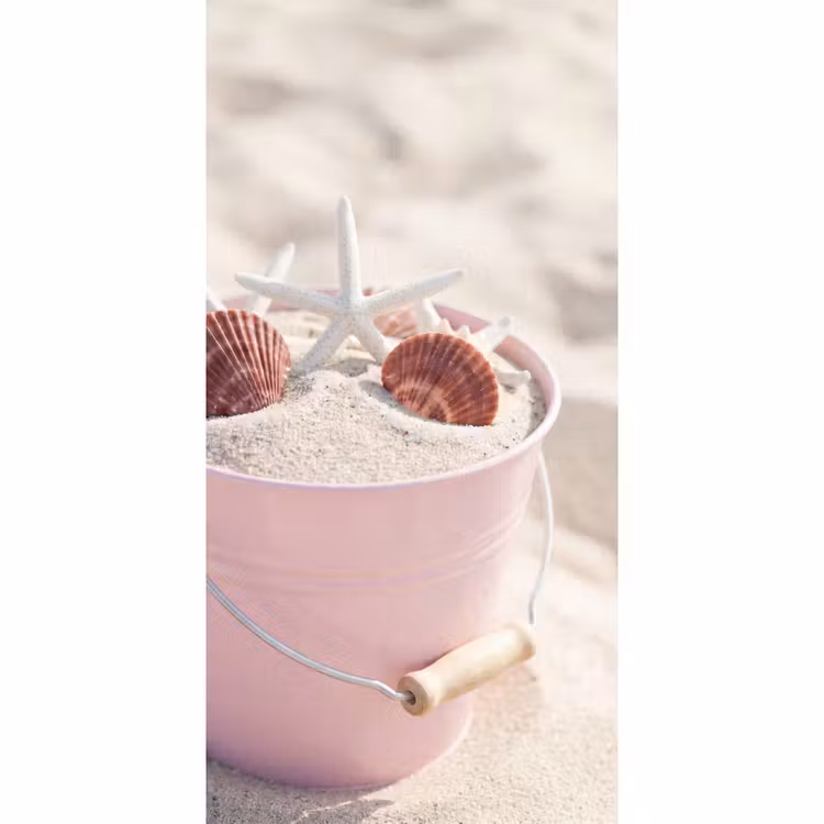 Behang - Strand - Schelpen - Zomer - Roze - Decoratie — 2