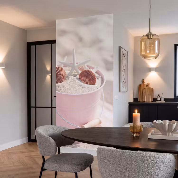 Behang - Strand - Schelpen - Zomer - Roze - Decoratie — 5
