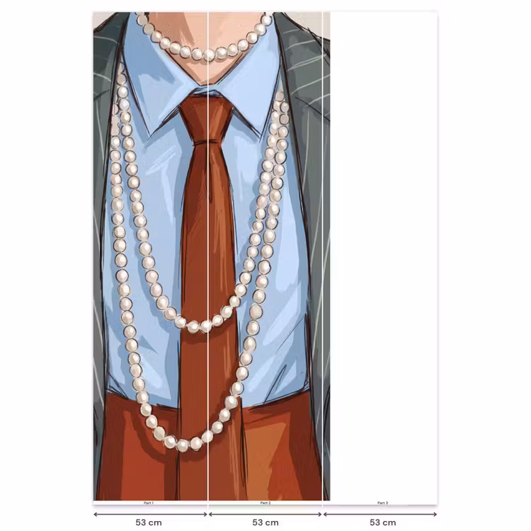 Behang - Kleding - Strik - Parels - Klassiek - Mode — 6