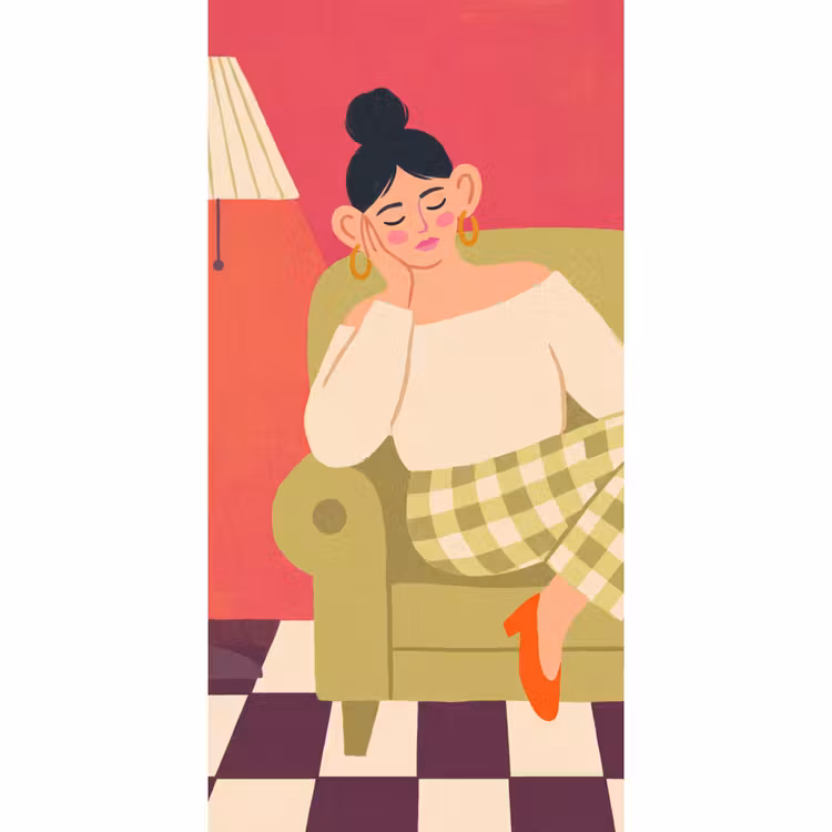Behang - Vrouw - Rust - Interieur - Modern - Kunst — 2
