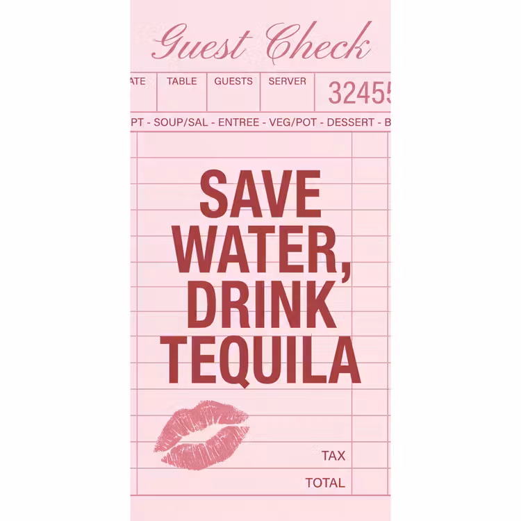 Behang - Humor - Drank - Tekst - Roze — 2