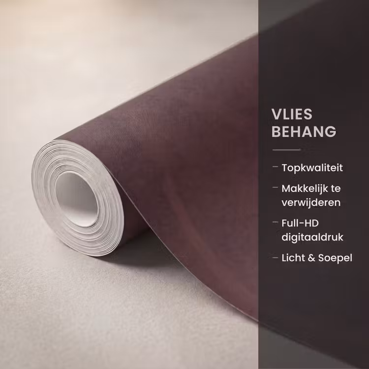Behang - Mens - Hoed - Cocktail - Abstract - Bruin — 3