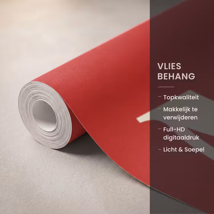 Behang - Tekst - Rijkdom - Motivatie - Rood - Modern — 3