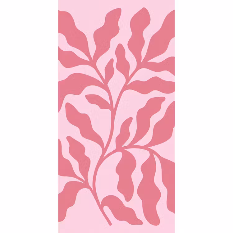 Behang - Planten - Organisch - Abstract - Modern - Roze — 2