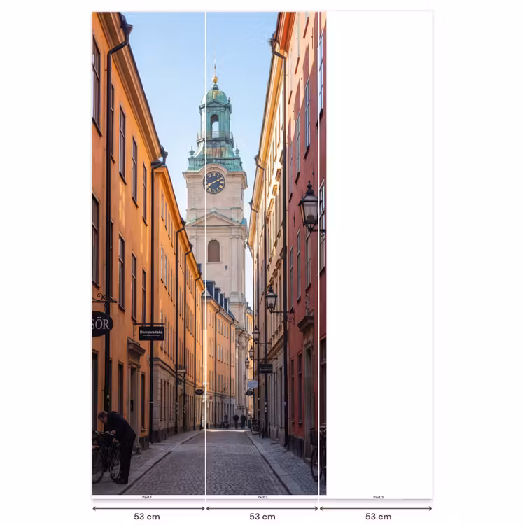 Behang - Straat - Klokkentoren - Stad - Architectuur - Historisch — 6