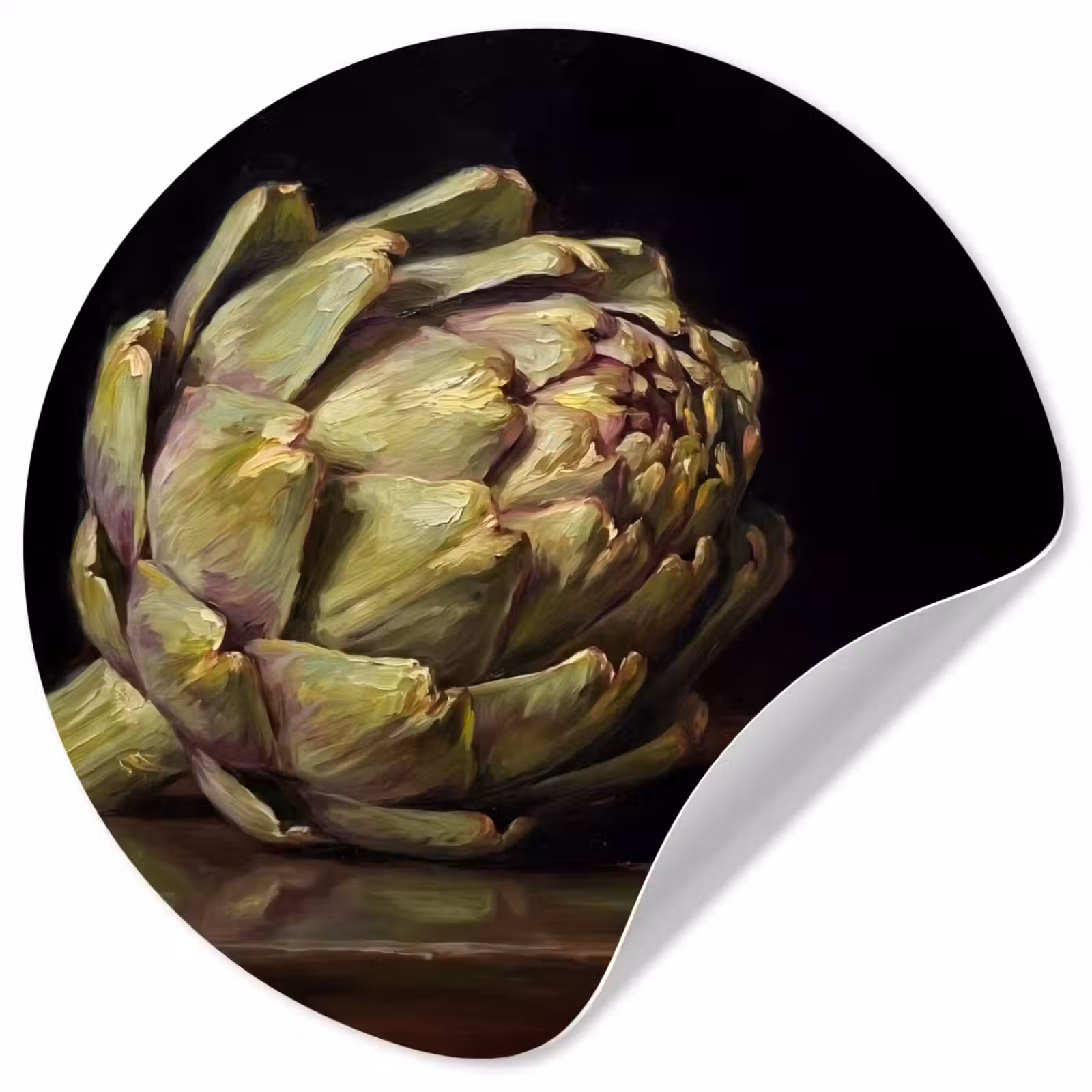 Behangcirkel - Artichok - Eten - Klassiek — 1