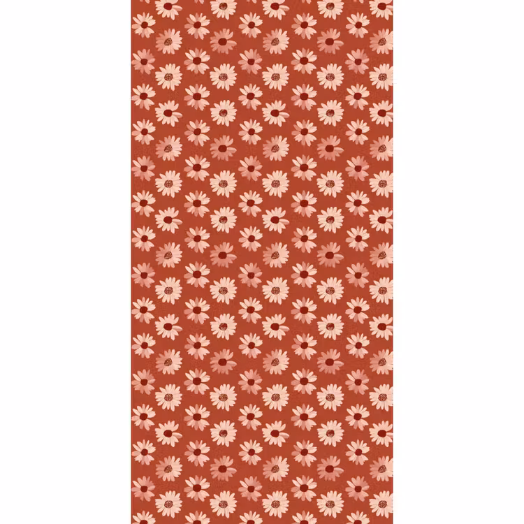Behang - Madelief - Retro - Terracotta — 2
