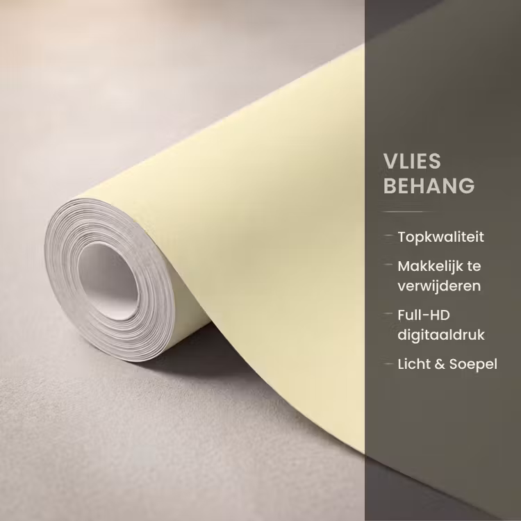 Behang - Nice - Oranje - Geel - Minimalistisch — 3