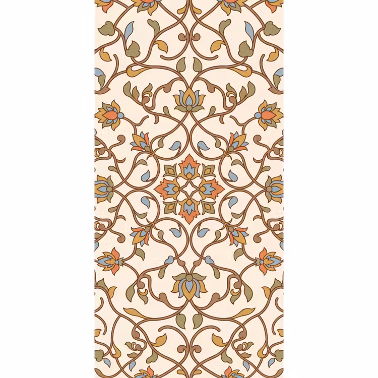Behang - Patroon - Bloemen - Ornament - Kleurrijk — 2