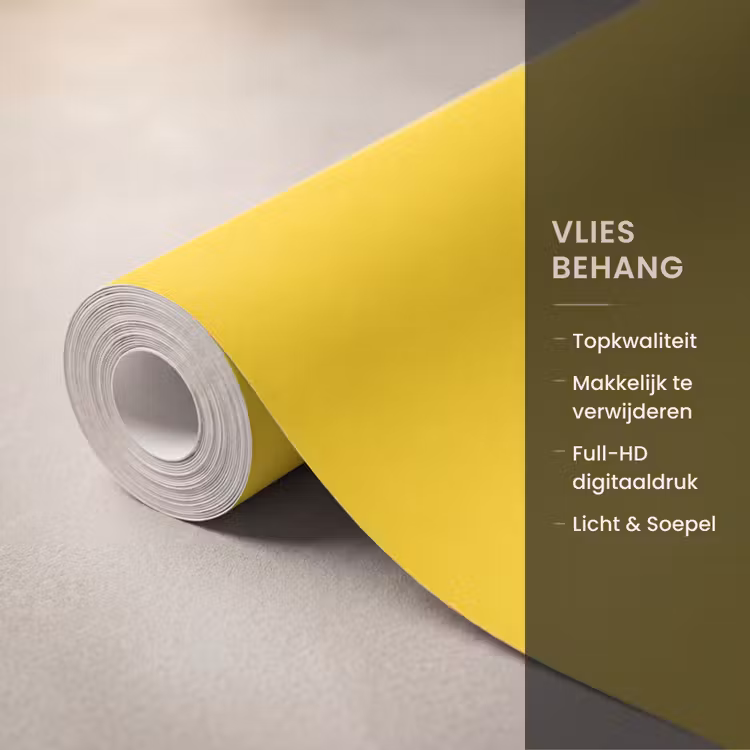 Behang - Smile - Roze - Geel — 3