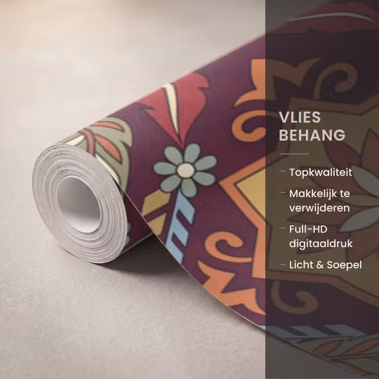 Behang - Patroon - Floraal - Geometrisch - Kleurrijk - Decoratie — 3
