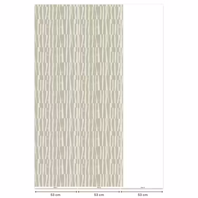 Behang - Saliegroen - Strepen - Geometrisch - Textuur - Patroon — 6