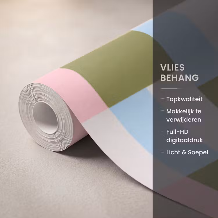 Behang - Patroon - Geometrisch - Abstract - Kleurrijk - Modern — 3
