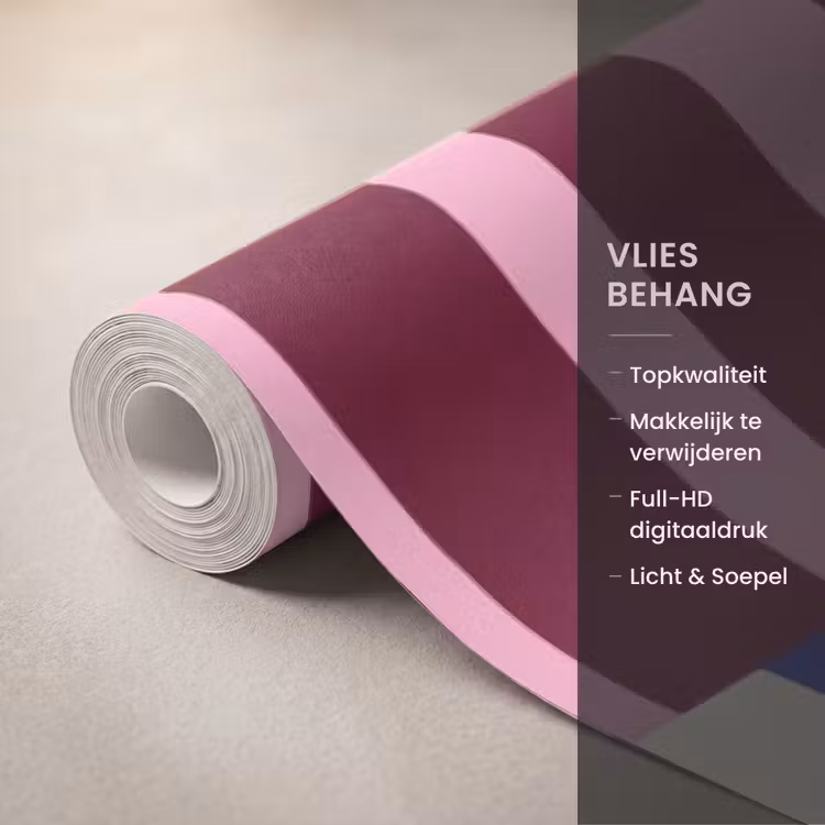 Behang - Patroon - Strepen - Abstract - Modern - Kleurrijk — 3