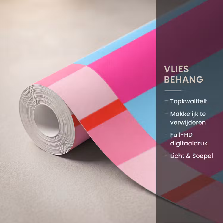 Behang - Patroon - Strepen - Modern - Abstract - Kleurrijk — 3