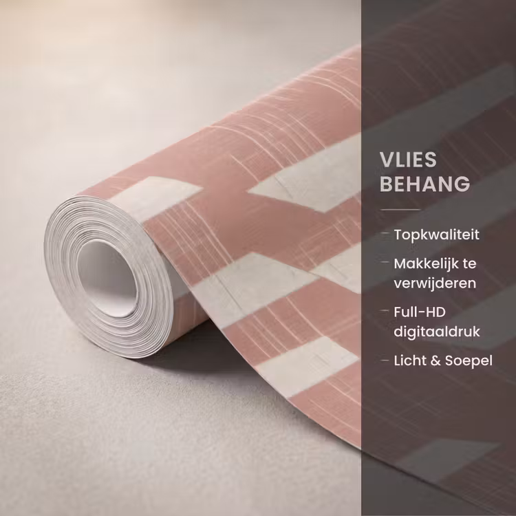 Behang - Terracotta - Abstract - Textuur - Patroon — 3