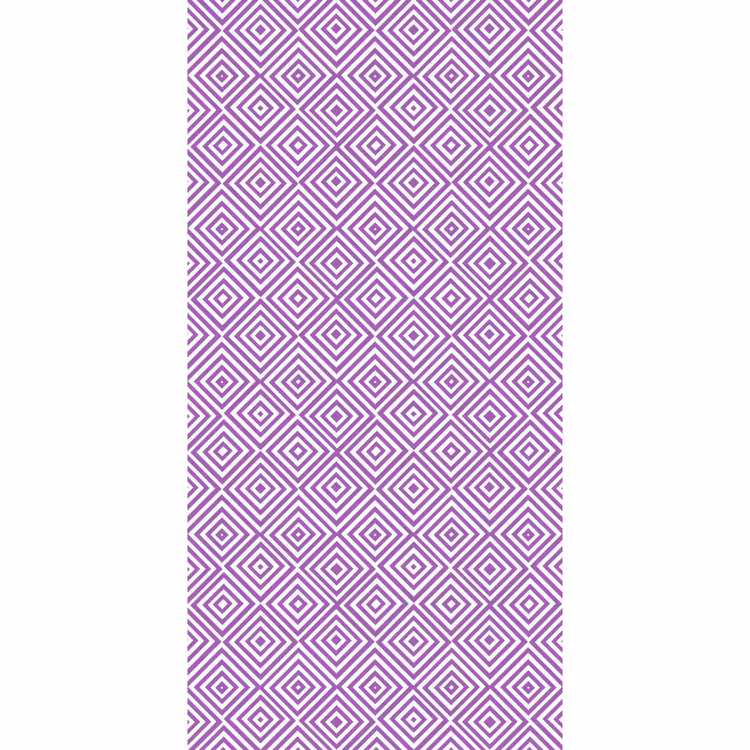 Behang - Paars - Geometrisch - Ruiten - Concentrisch - Patroon — 2