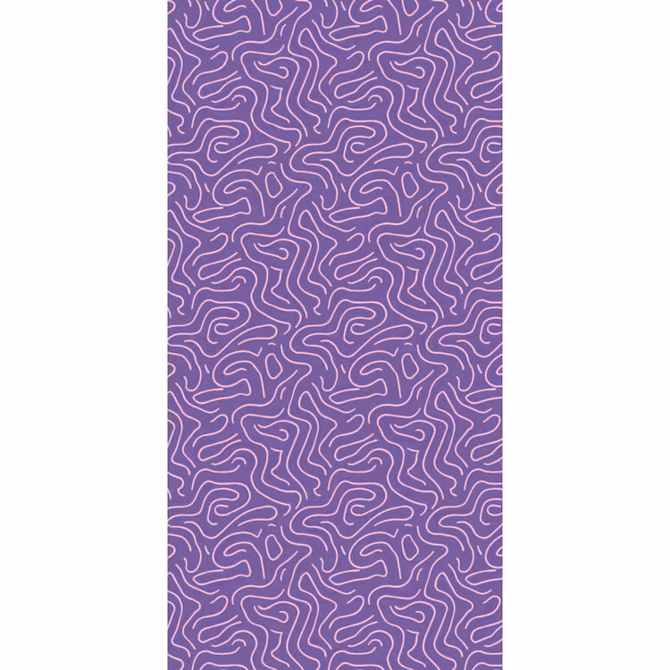 Behang - Paars - Roze - Abstract - Lijnen - Doolhof - Patroon — 2