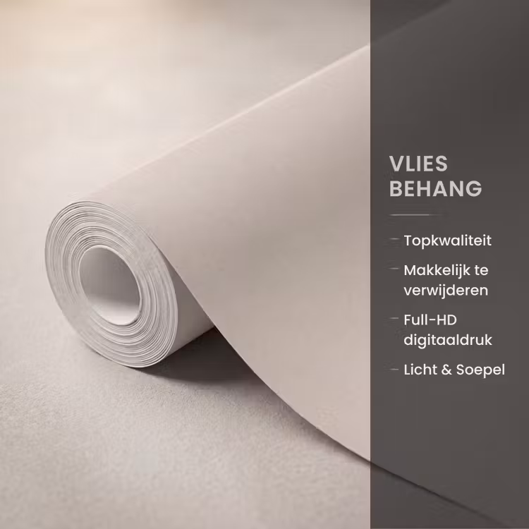 Behang - Patroon - Lijnen - Abstract - Minimalistisch - Beige — 3