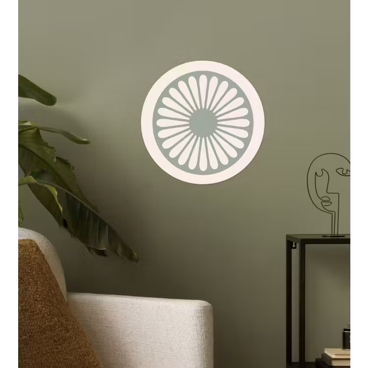 Behangcirkel - Abstract - Patroon - Radiaal - Modern - Groen — 3