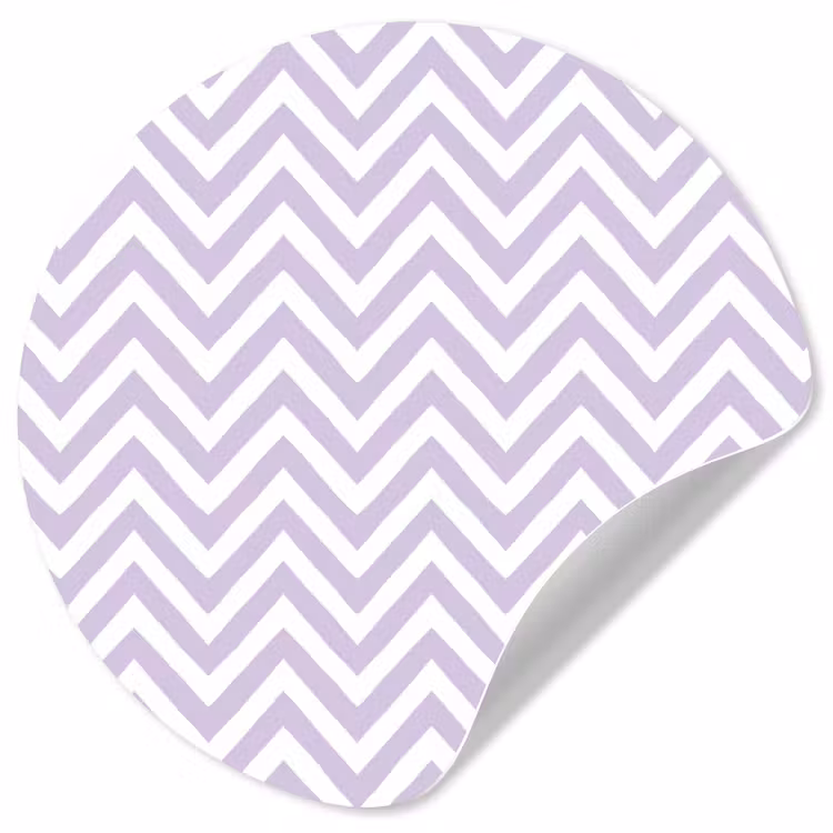 Behangcirkel - Lila - Geometrisch - Chevron - Zigzag - Patroon — 1