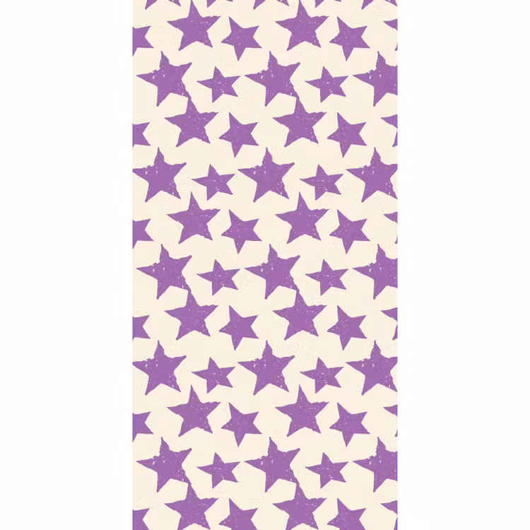 Behang - Paars - Geometrisch - Sterren - Stempel - Patroon — 2