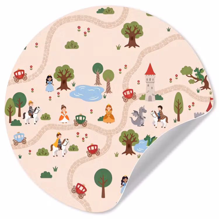 Behangcirkel - Kasteel - Sprookje - Kinder — 1