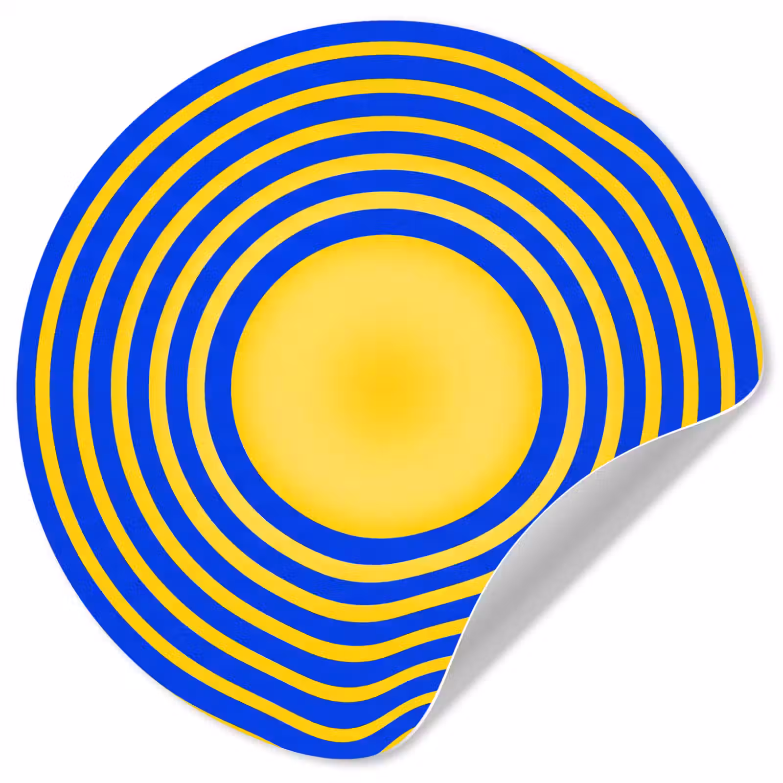 Behangcirkel - Abstract patroon - Blauw — 1