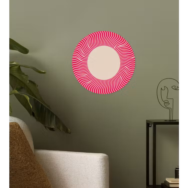 Behangcirkel - Abstract - Patroon - Roze — 3
