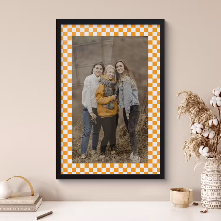 Poster met lijst - Blokjes — 4