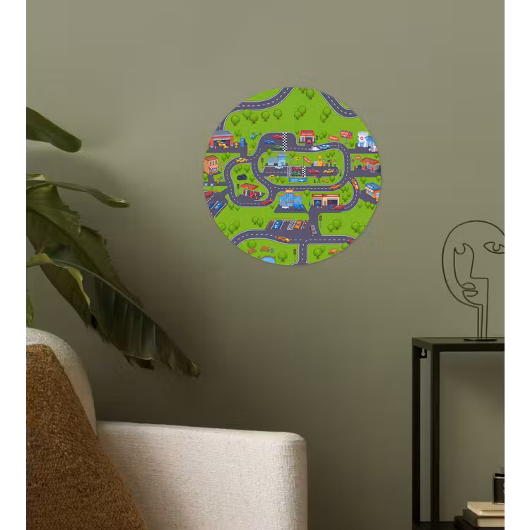 Behangcirkel - Circuit - Auto - Cartoon — 3