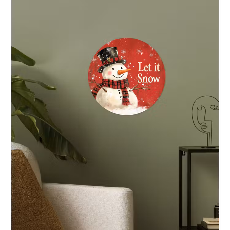 Behangcirkel - Sneeuwpret - Winter - Sneeuwpop — 3
