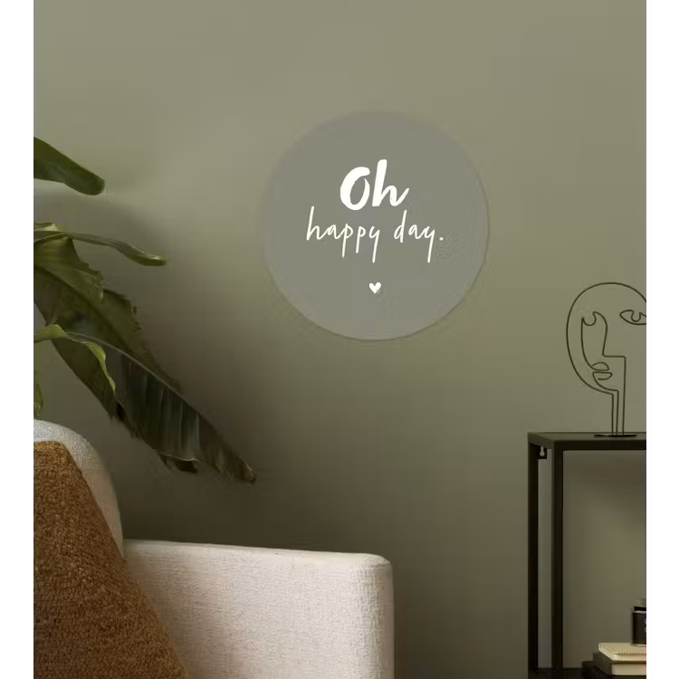 Behangcirkel - Oh happy day - Quotes - Tekst - Zomer — 3